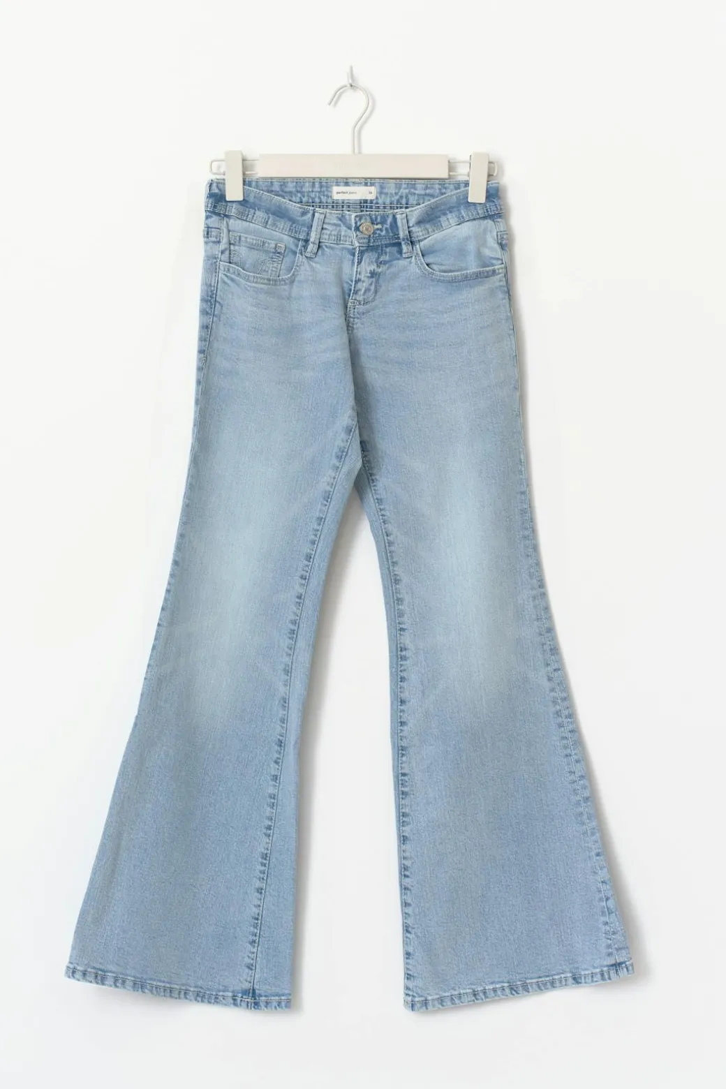 Ultra low flare jeans
