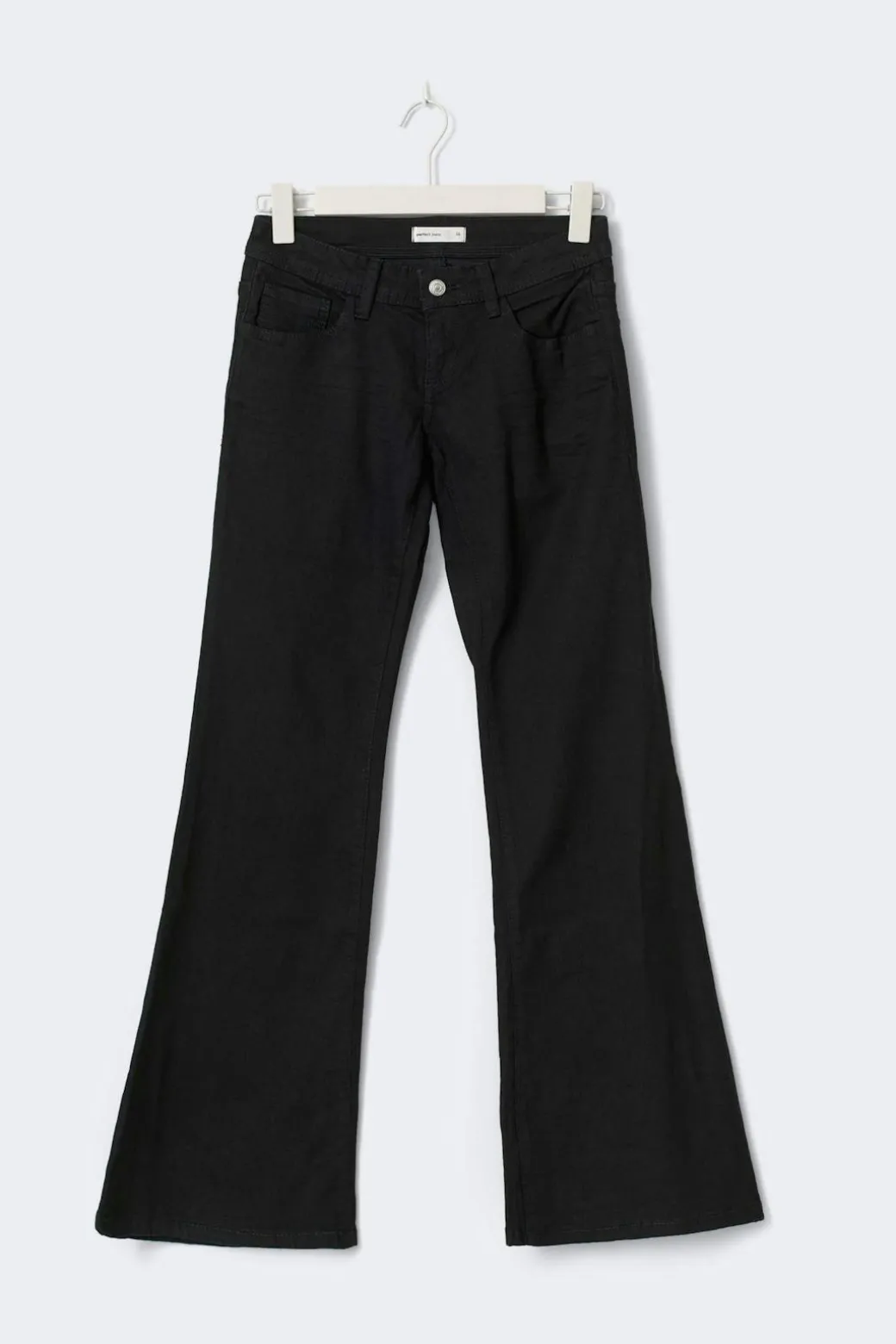 Ultra low flare petite jeans