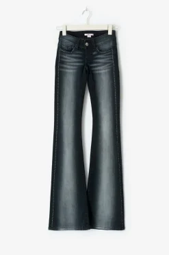 14+ ultra low rhinestone jeans