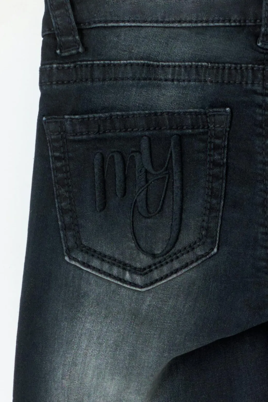 14+ ultra low rhinestone jeans