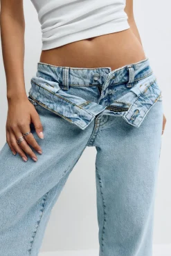 Ultra low wide jeans