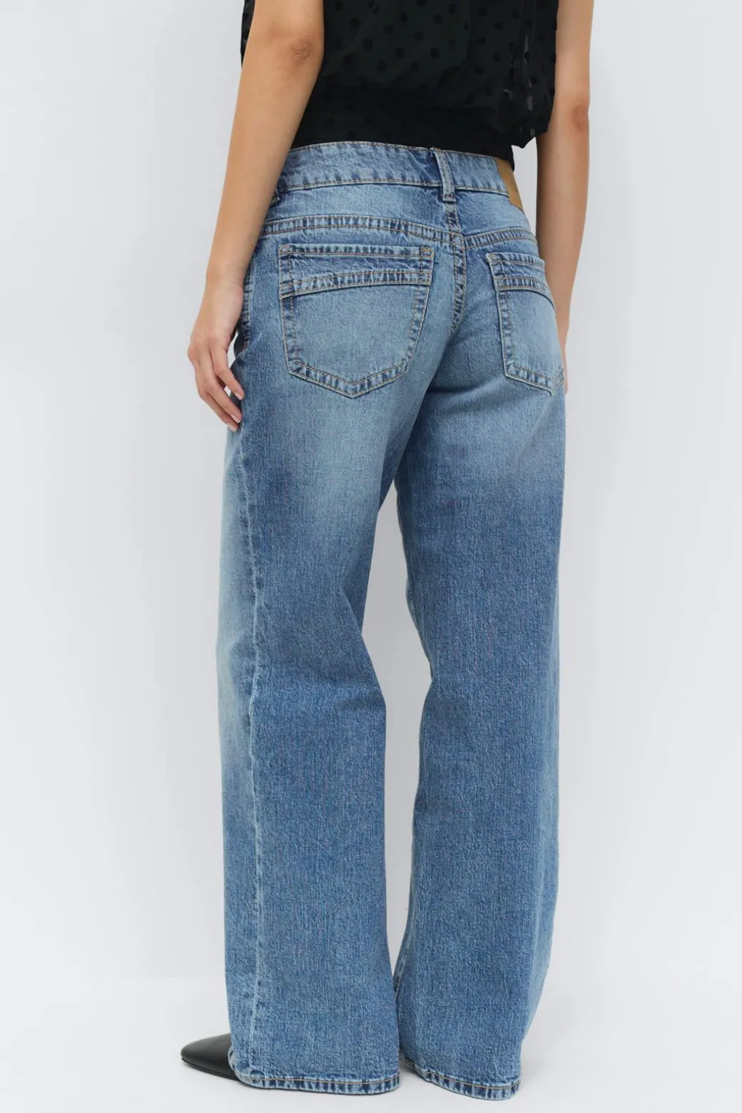 Ultra low wide jeans