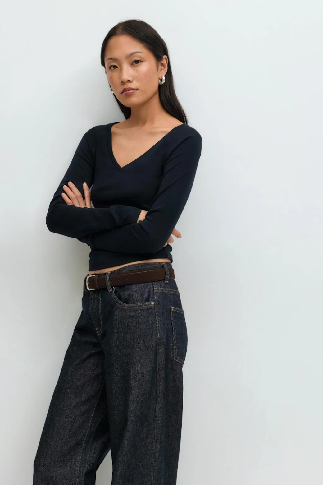 V-neck top