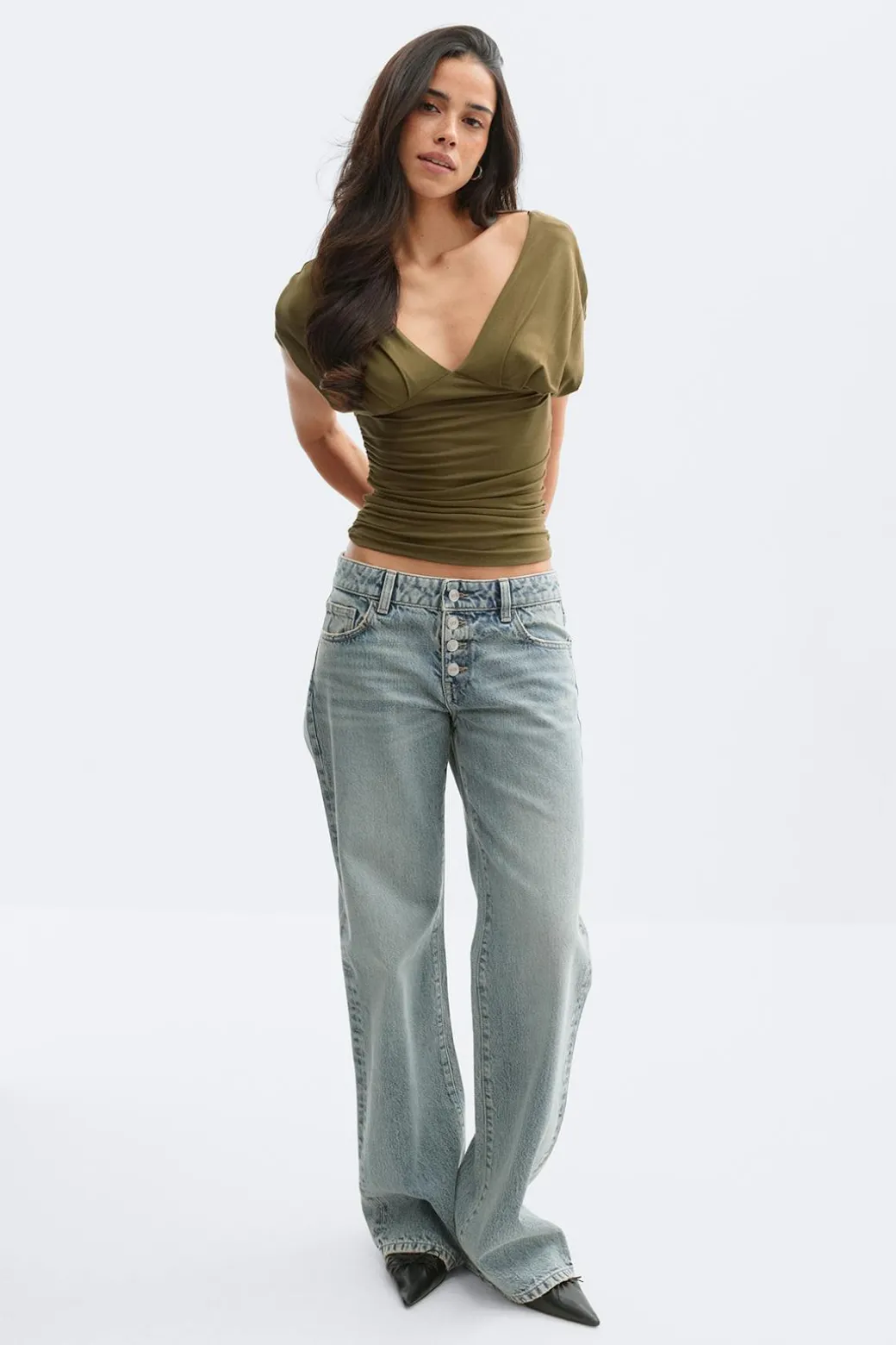 V-neck top