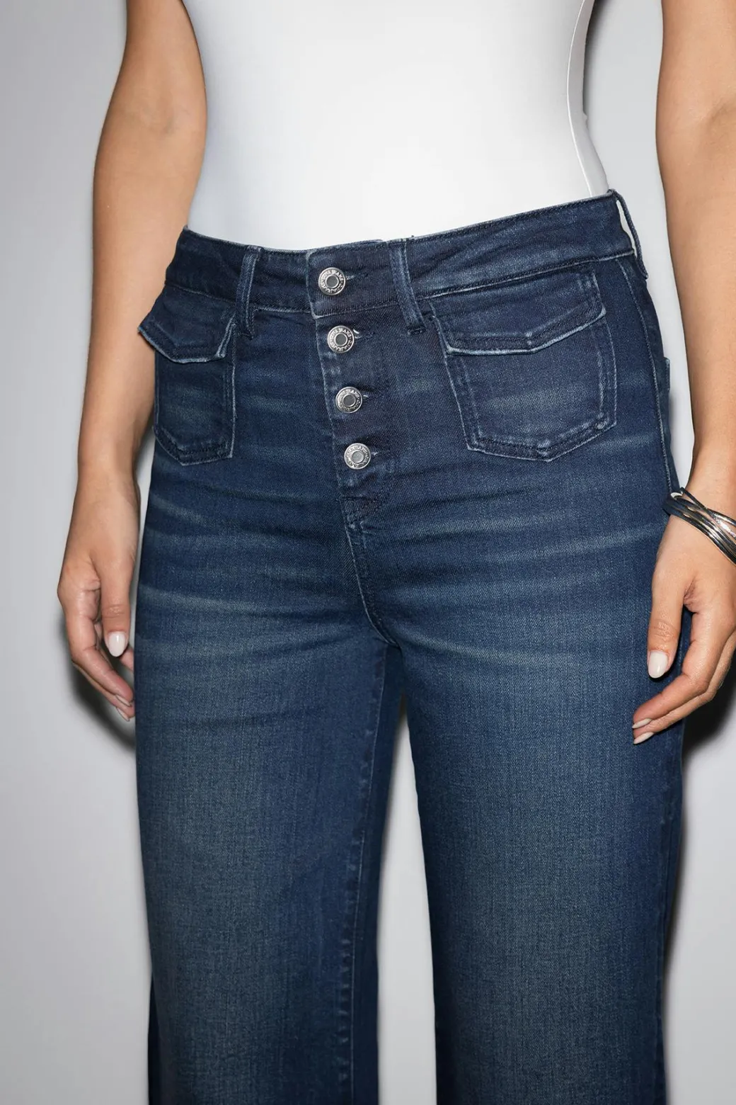 Waist hug flare jeans
