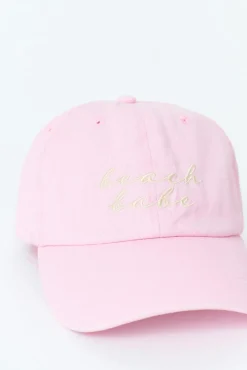 Washed cotton cap