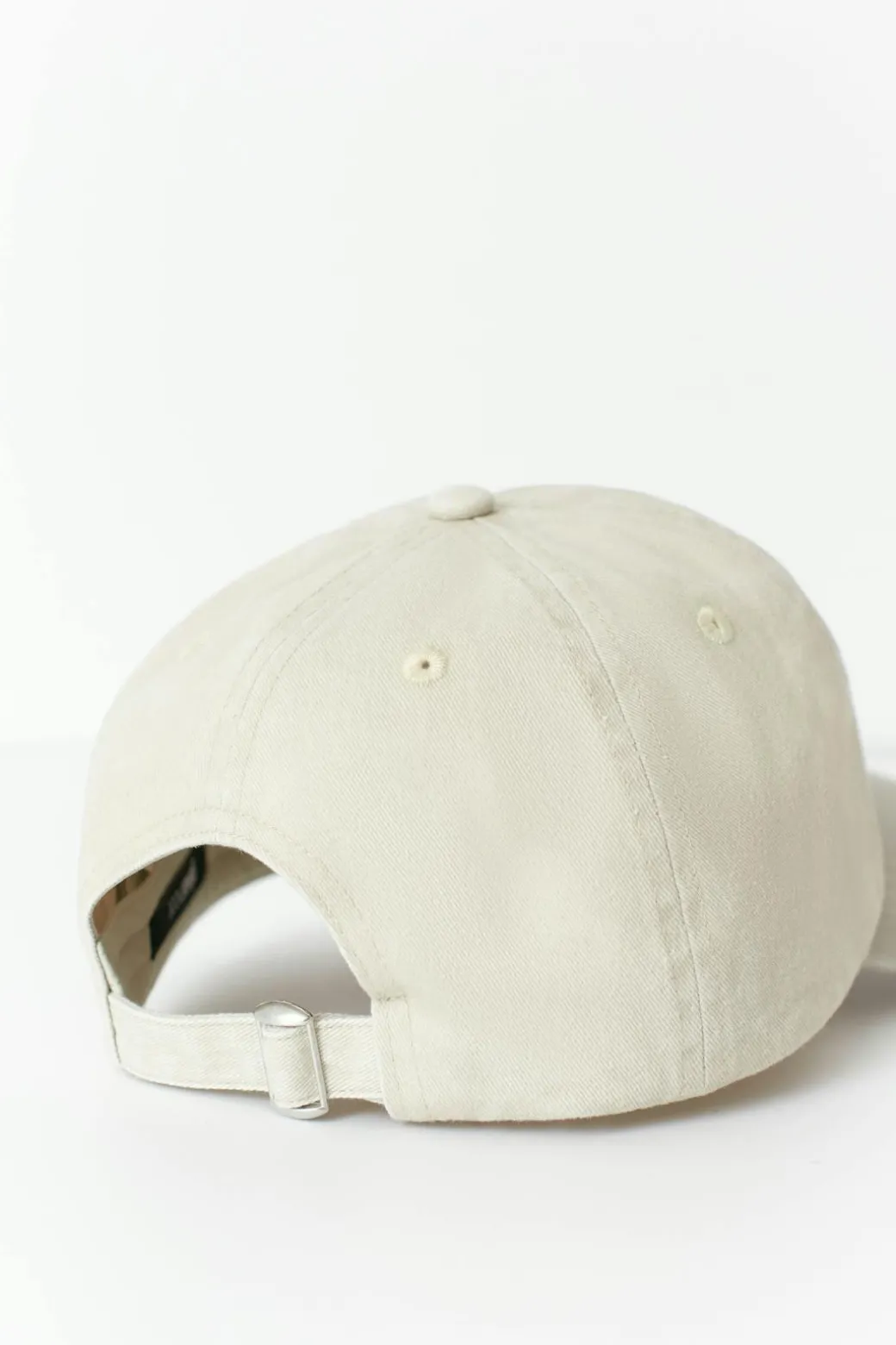 Washed cotton cap