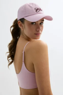 Washed cotton cap