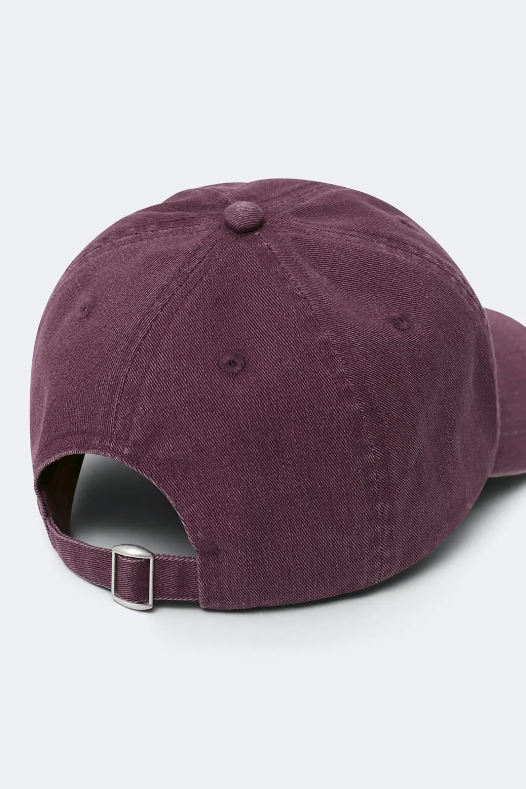 Washed cotton cap