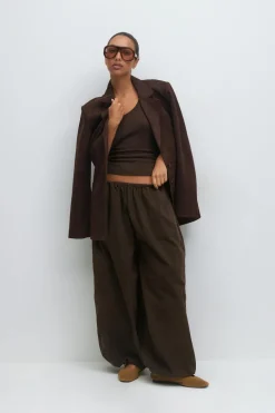Wide balloon trousers