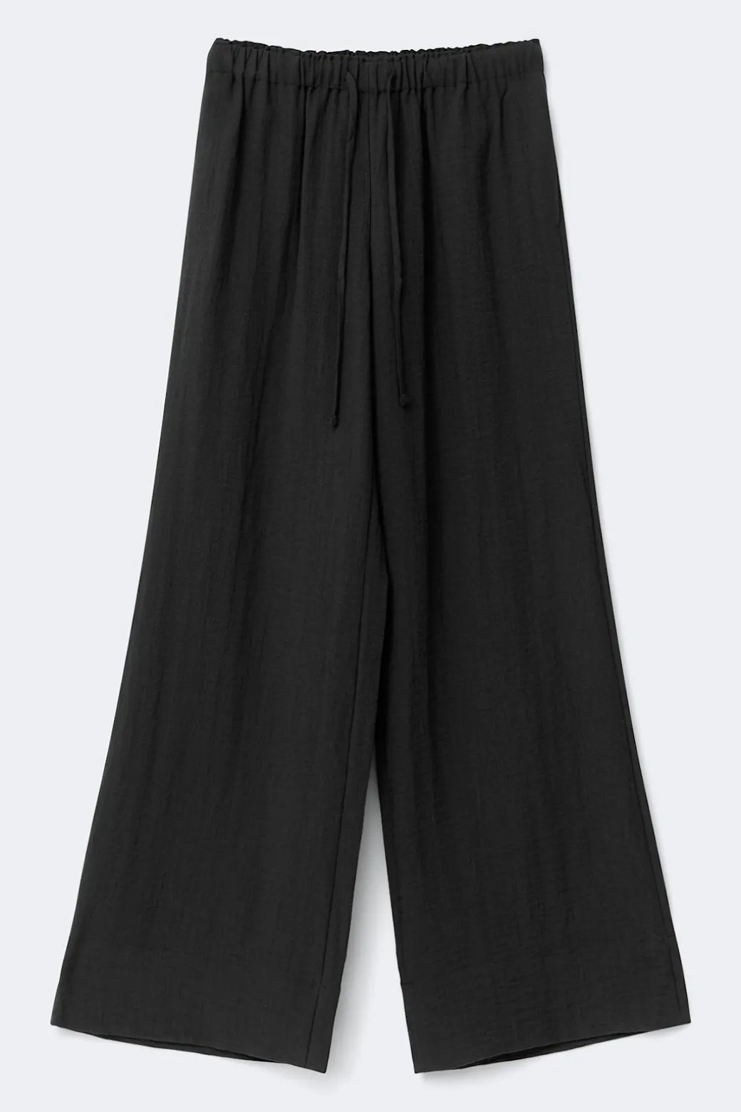Wide drawstring trousers