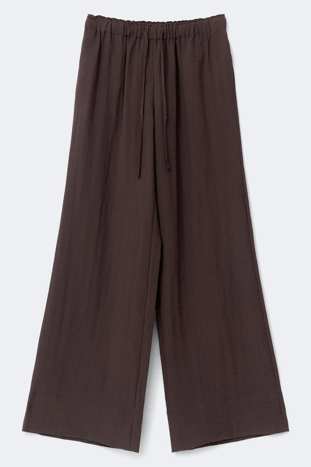 Wide drawstring trousers