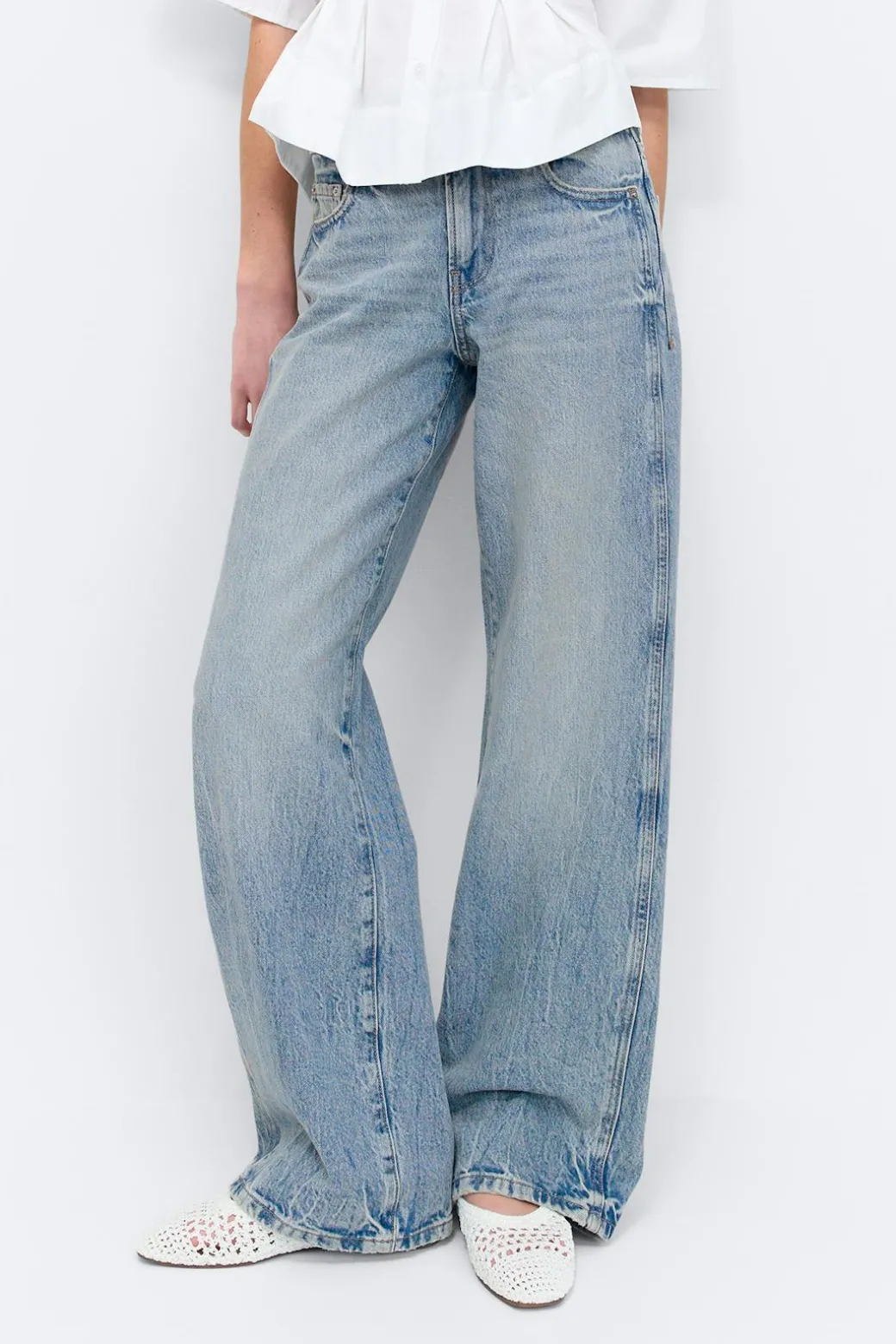 Wide flare jeans