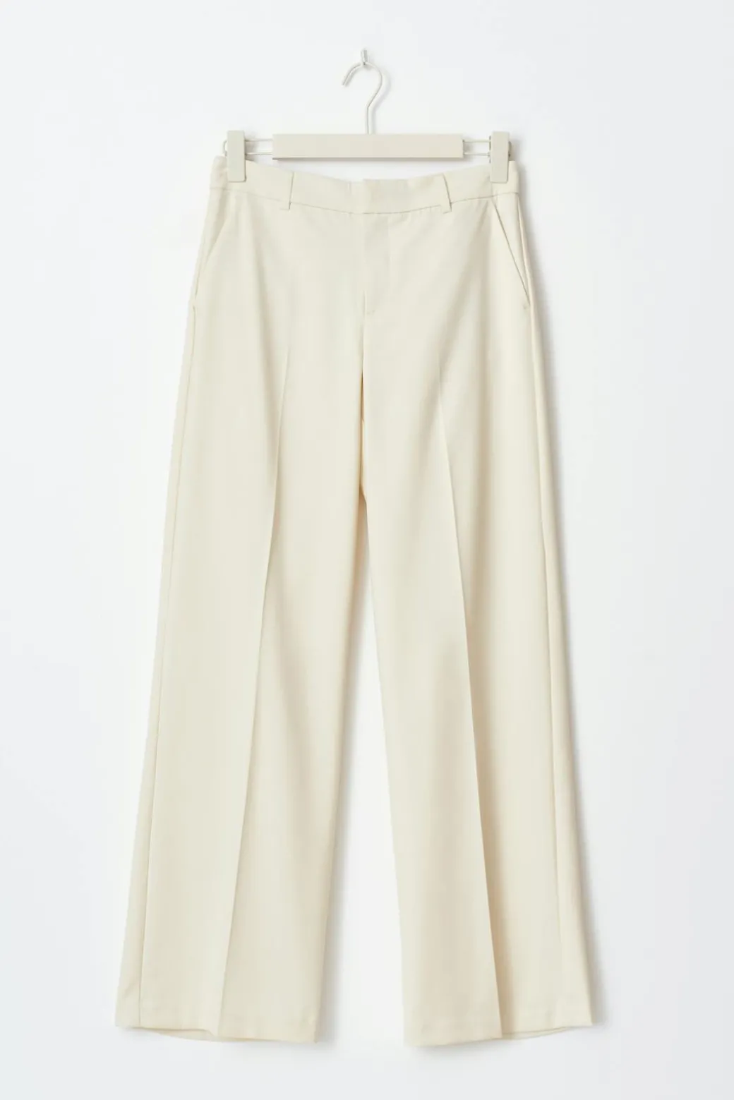 Wide leg suit trousers