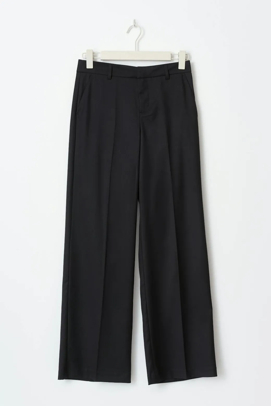 Wide leg suit trousers