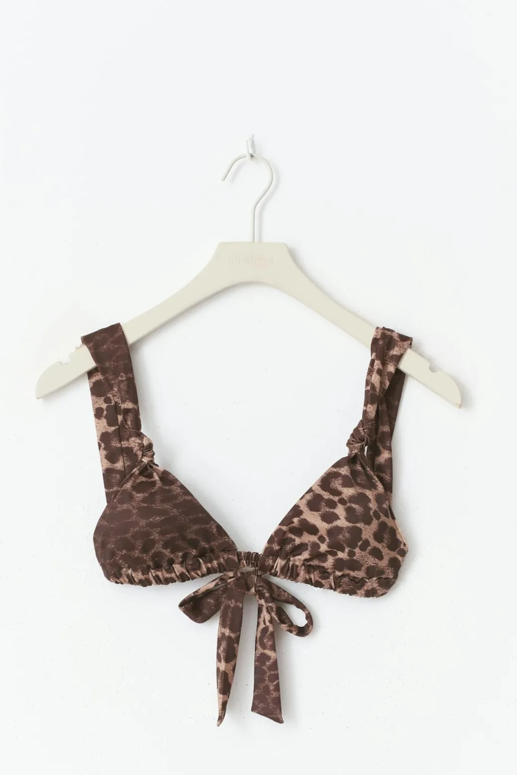 Wide strap bikini top