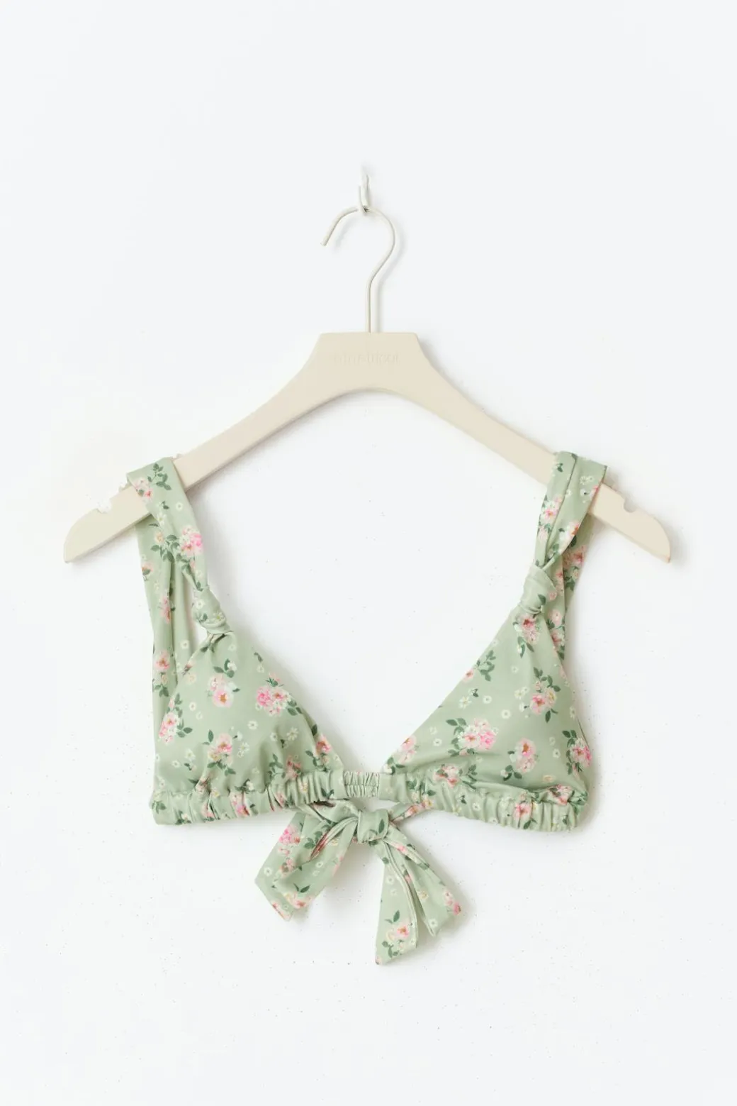 Wide strap bikini top