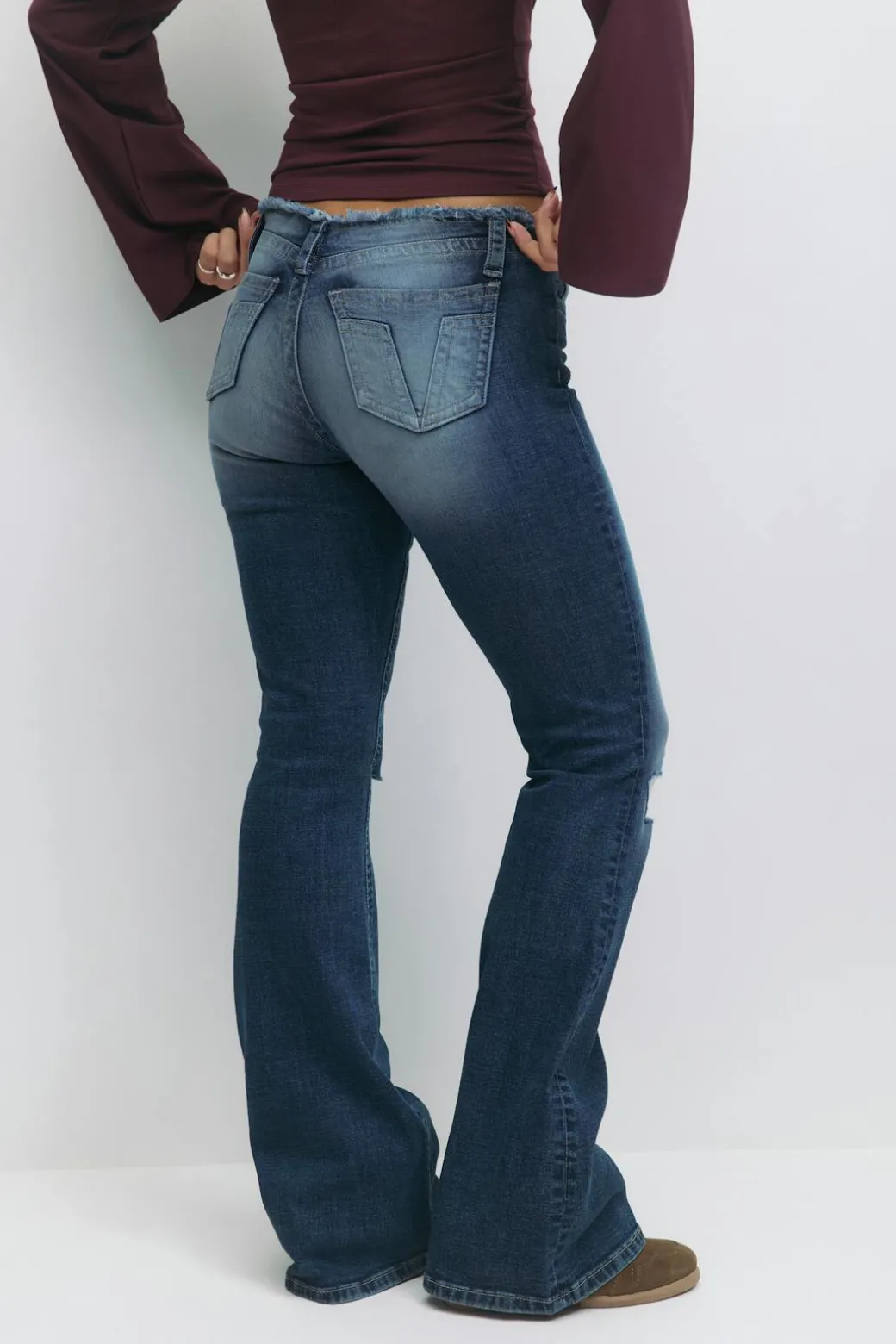 14+ x-tra low cut off jeans
