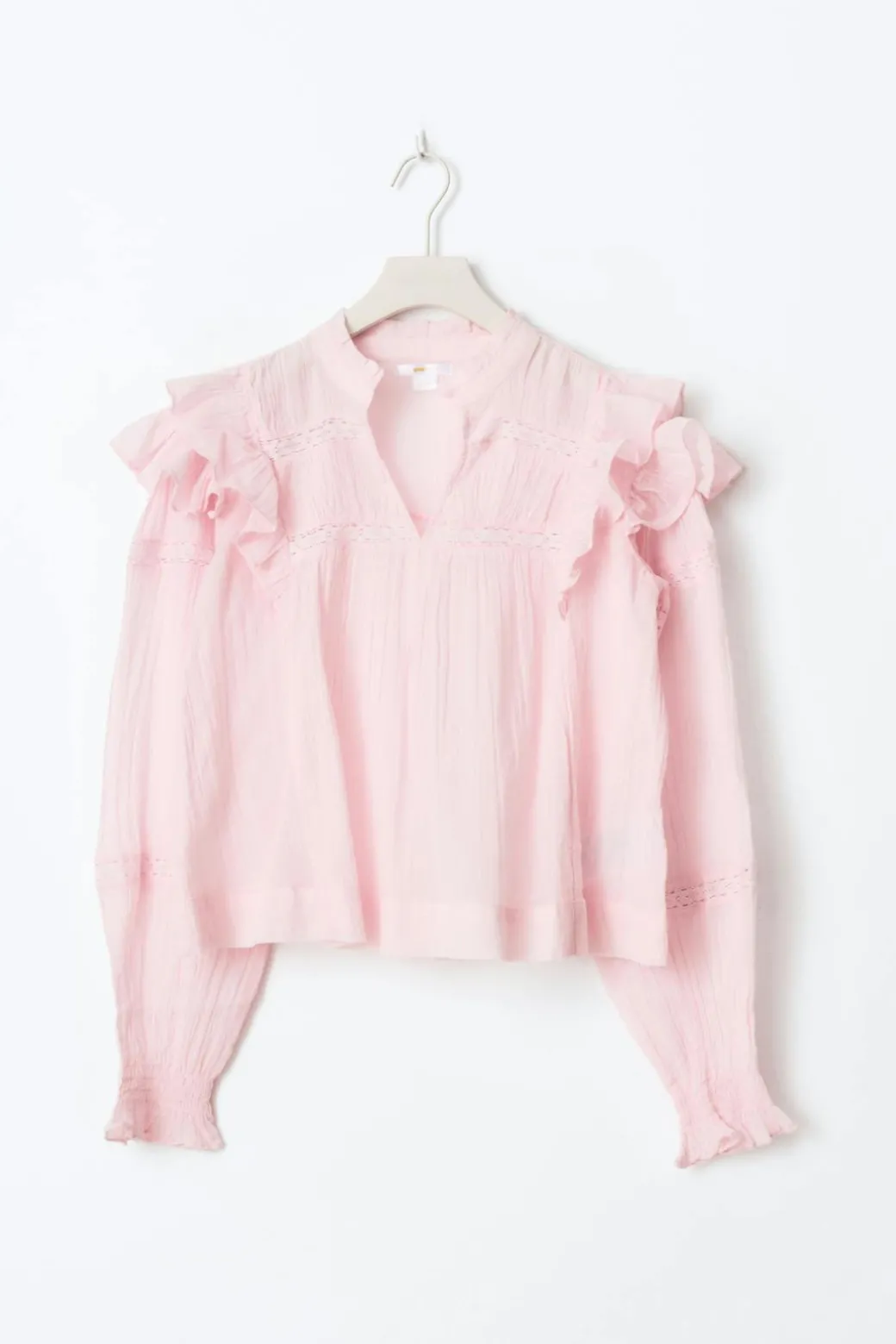 Y boho lace blouse