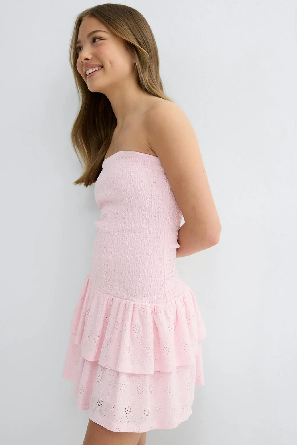 Y broderie anglais dress