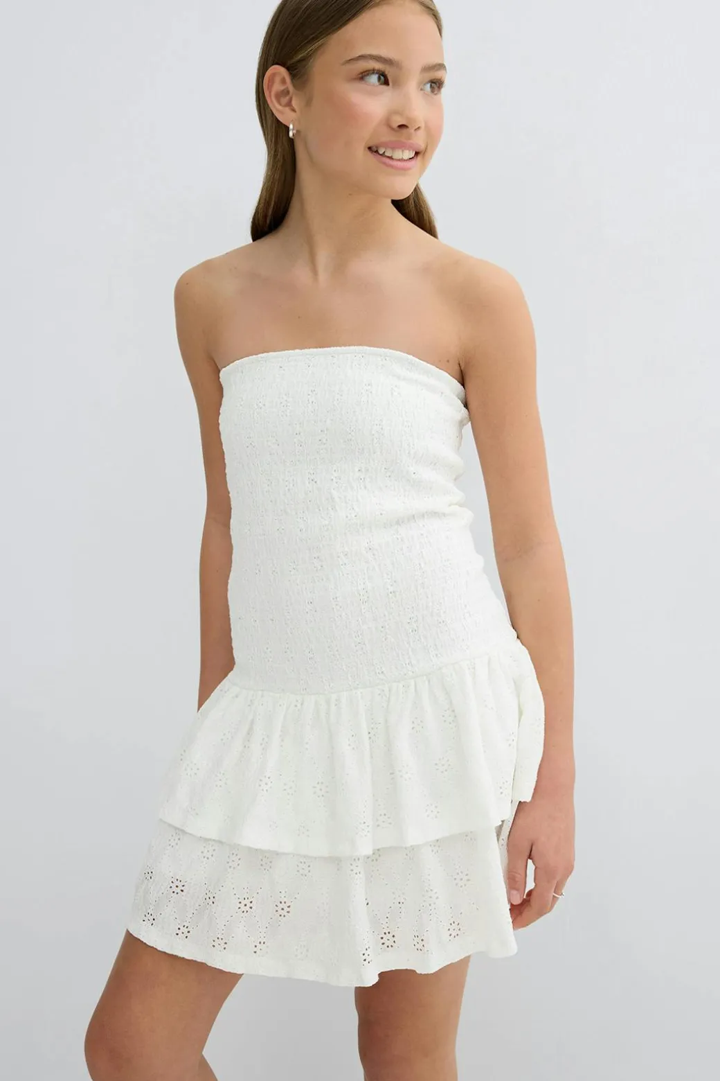 Y broderie anglais dress