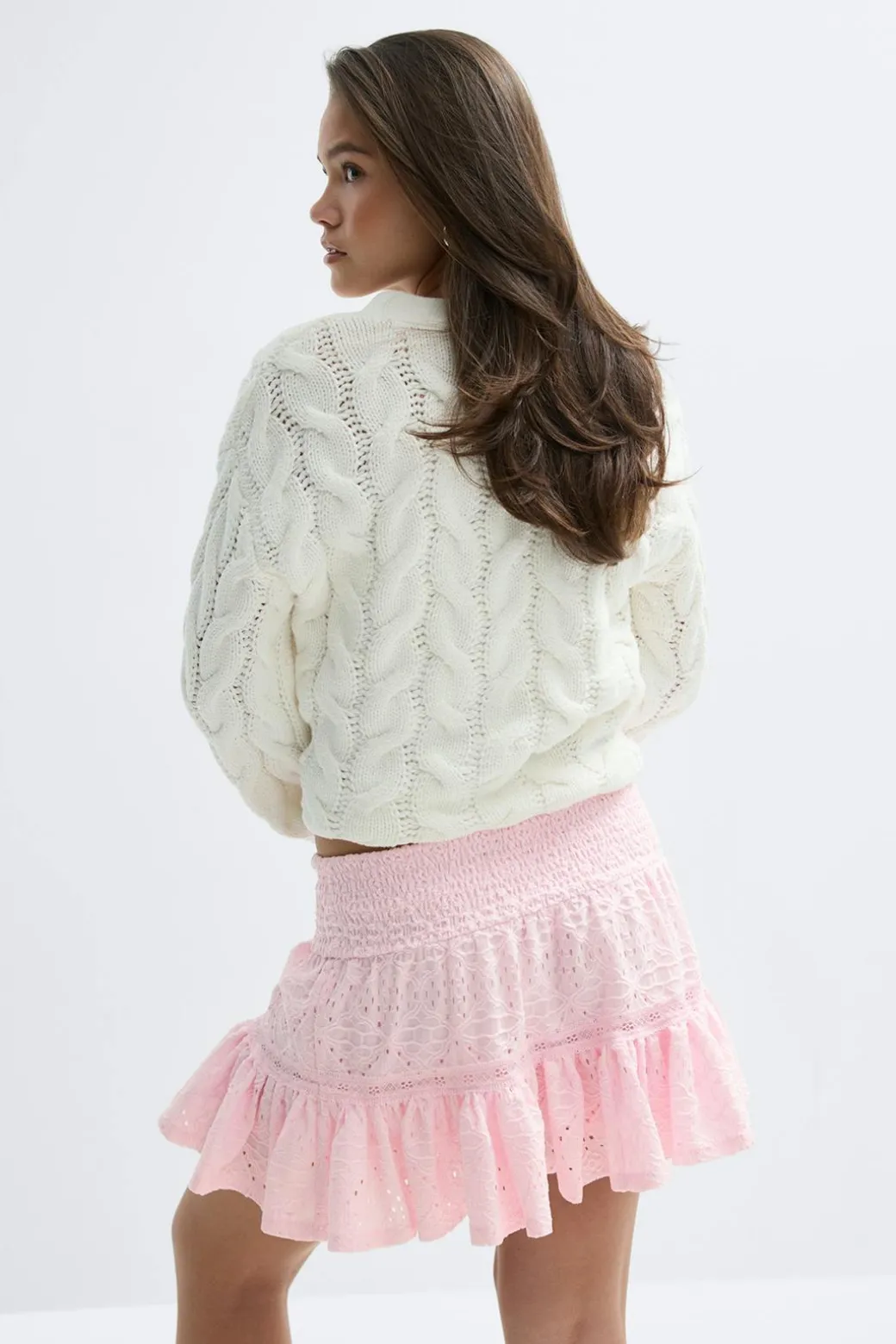 Y broderie anglais skirt