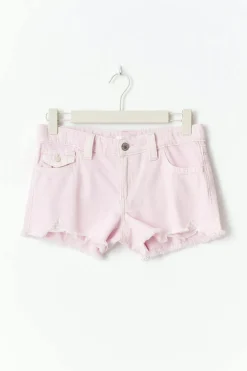 Y chunky denim shorts