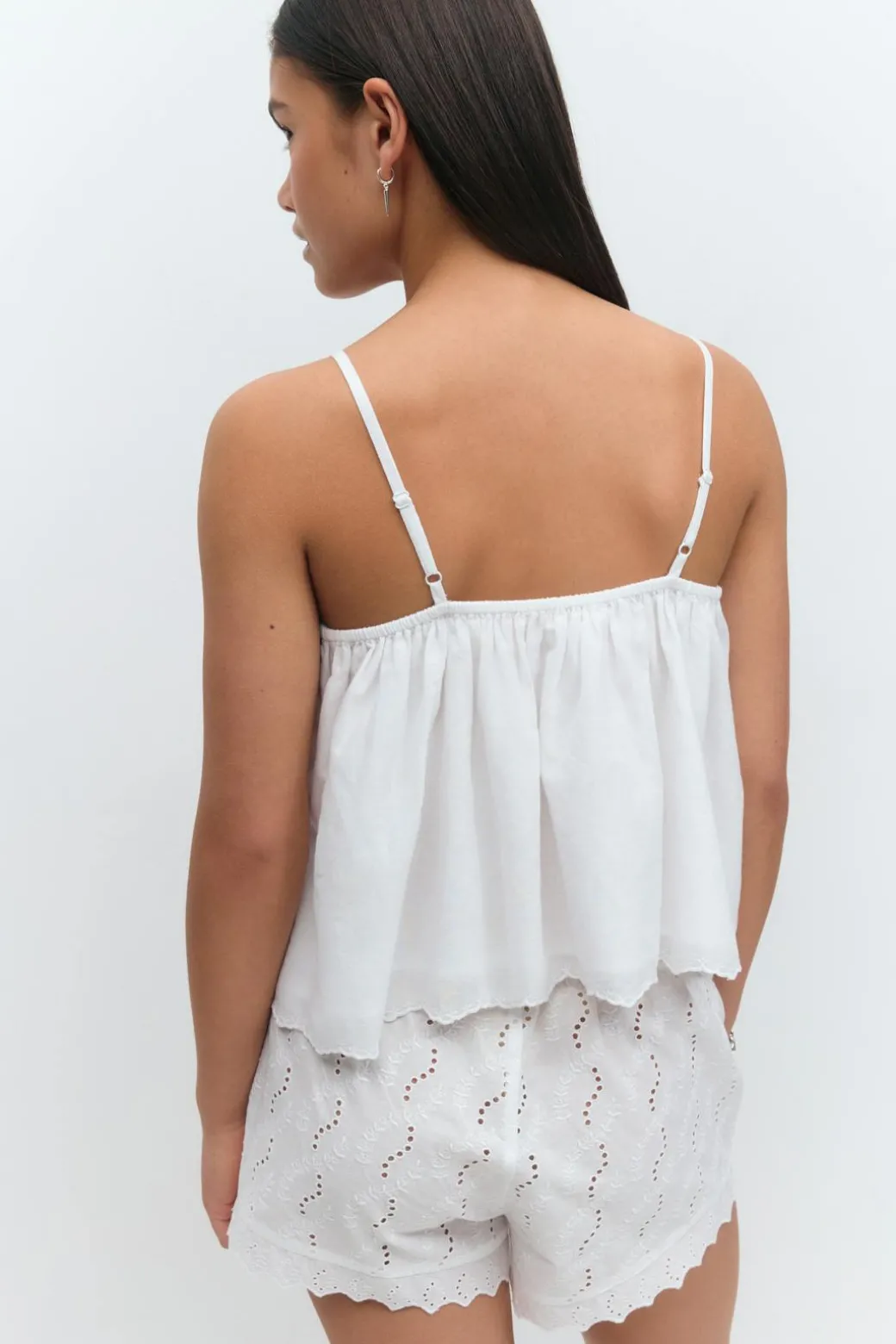 Y embroidery singlet