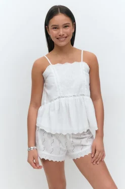 Y embroidery singlet