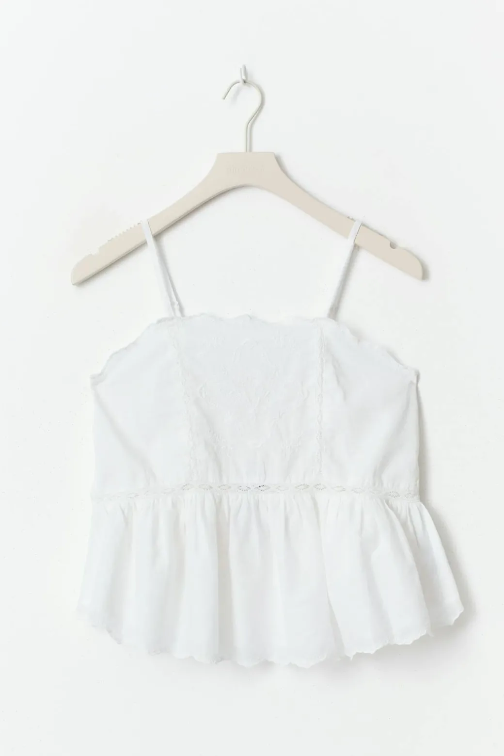 Y embroidery singlet