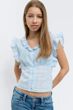 Y fitted short sleeve top