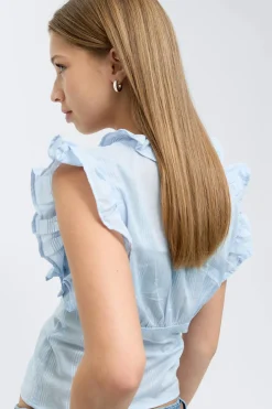 Y fitted short sleeve top