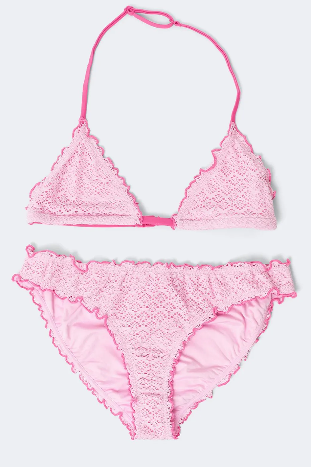 Y flounce bikini set