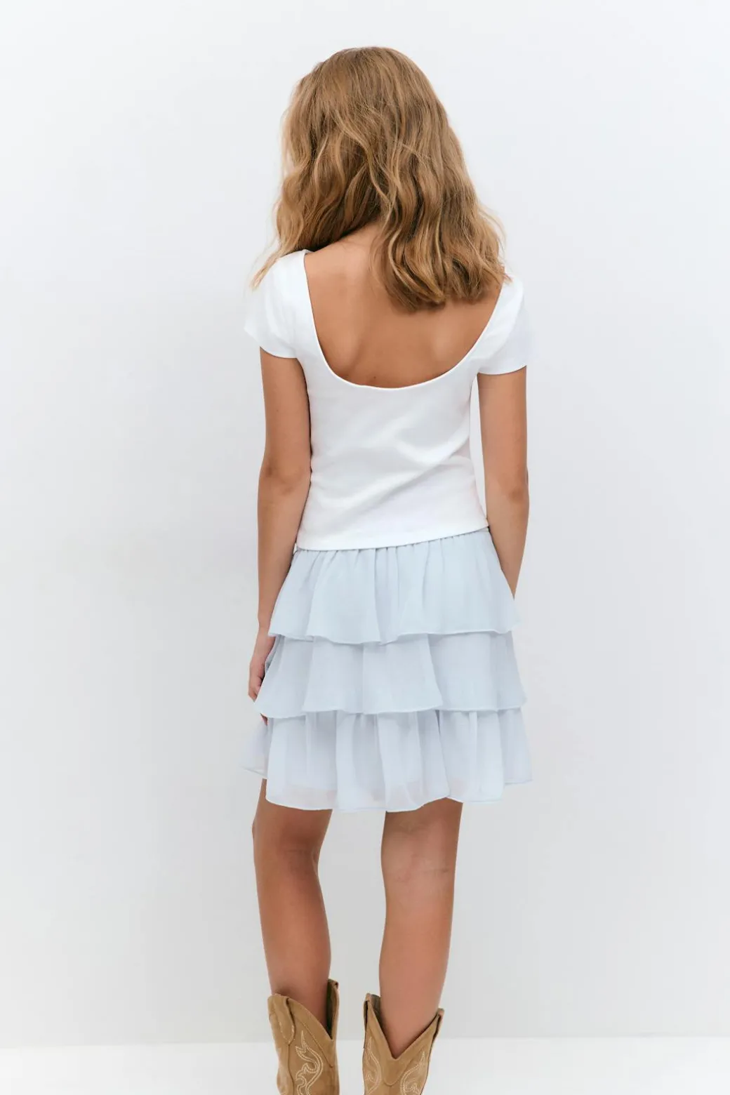 Y frill skirt
