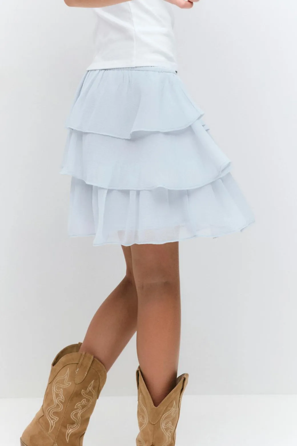 Y frill skirt