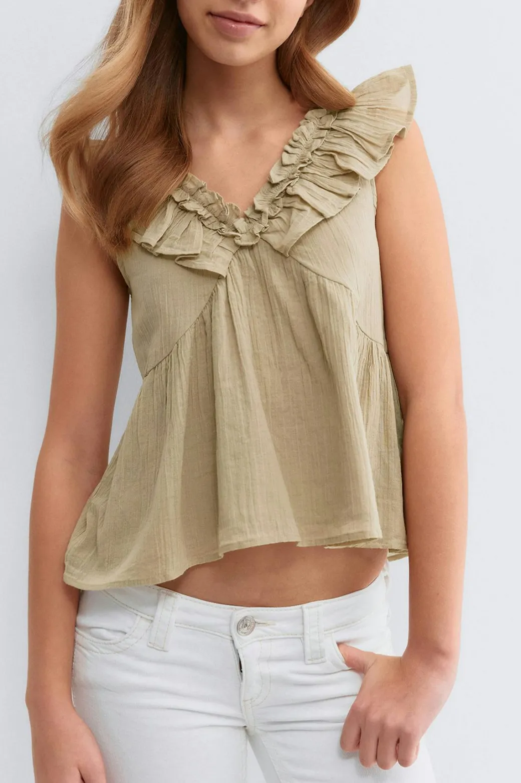 Y frill top