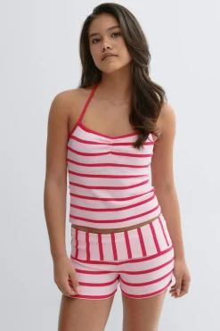 Y halterneck singlet