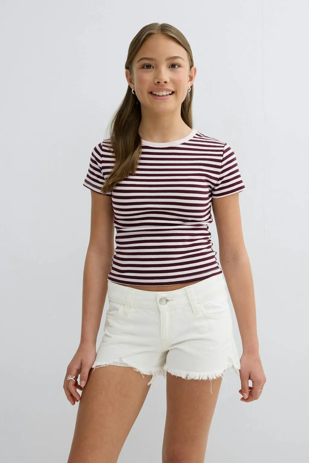 Y jeanique low denim shorts