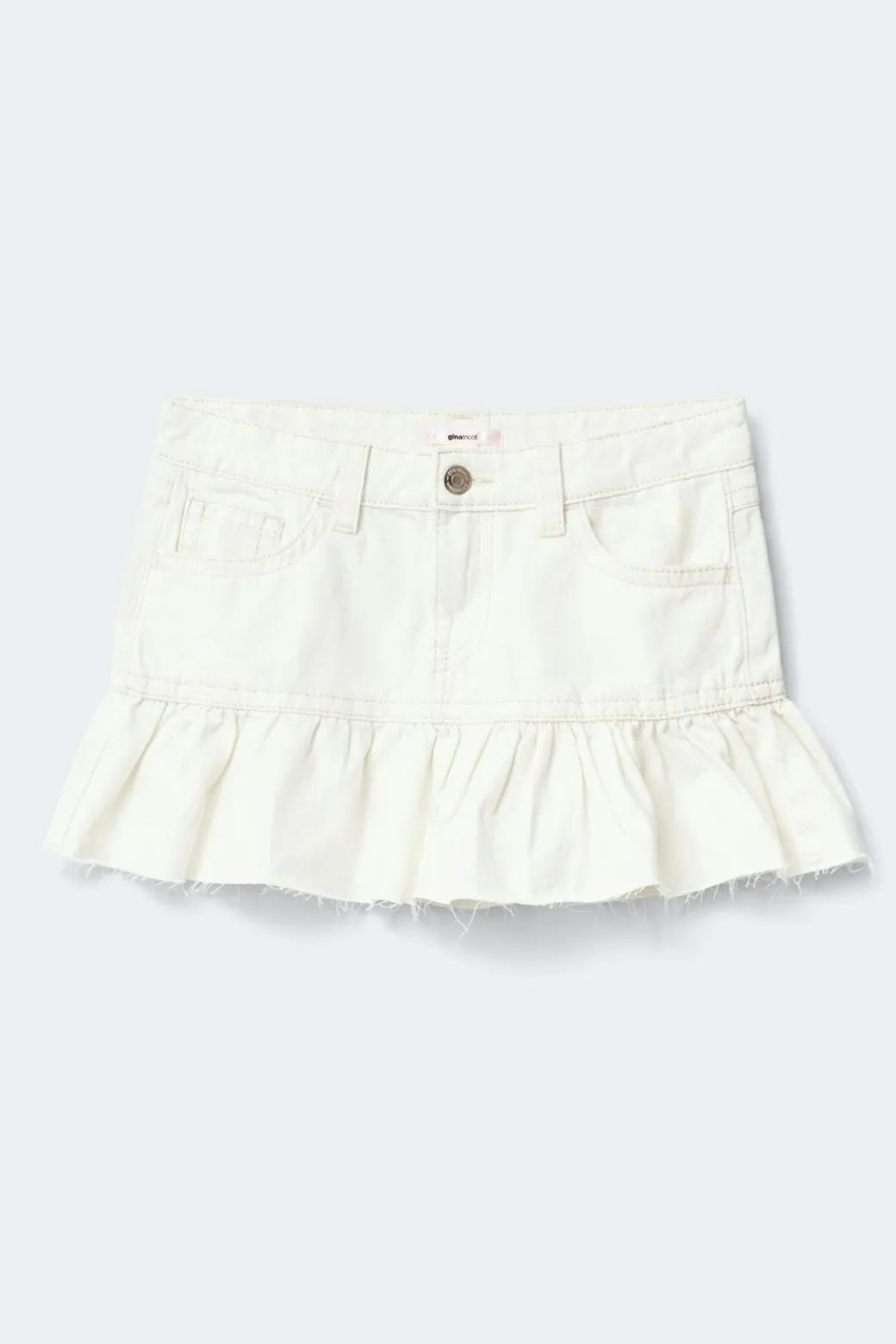 Y jeanova frill denim skirt