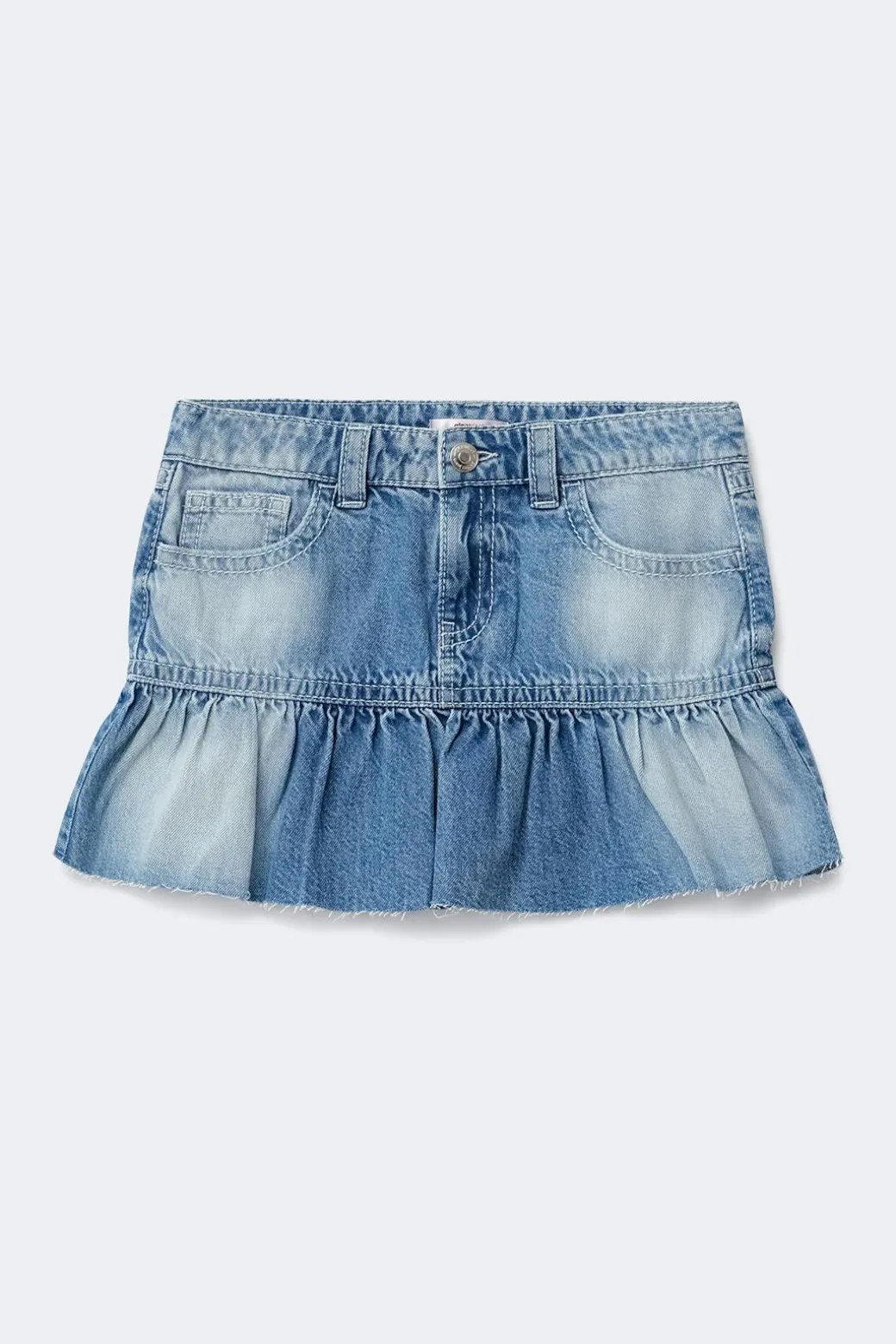 Y jeanova frill denim skirt