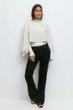 Y2k low cord bootcut jeans