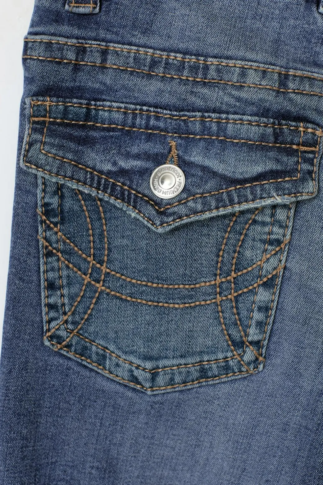 Y2k low twisted bootcut jeans