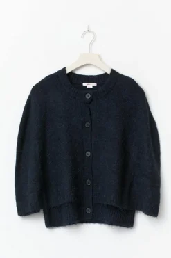 Y knitted cape cardigan