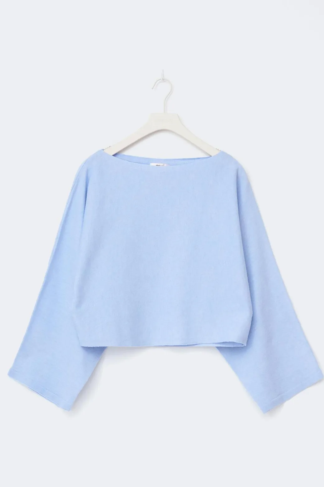 Y knitted poncho top