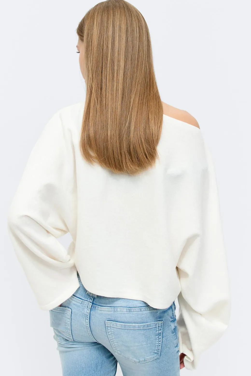 Y knitted poncho top