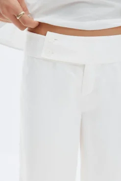 Y linen blend trousers