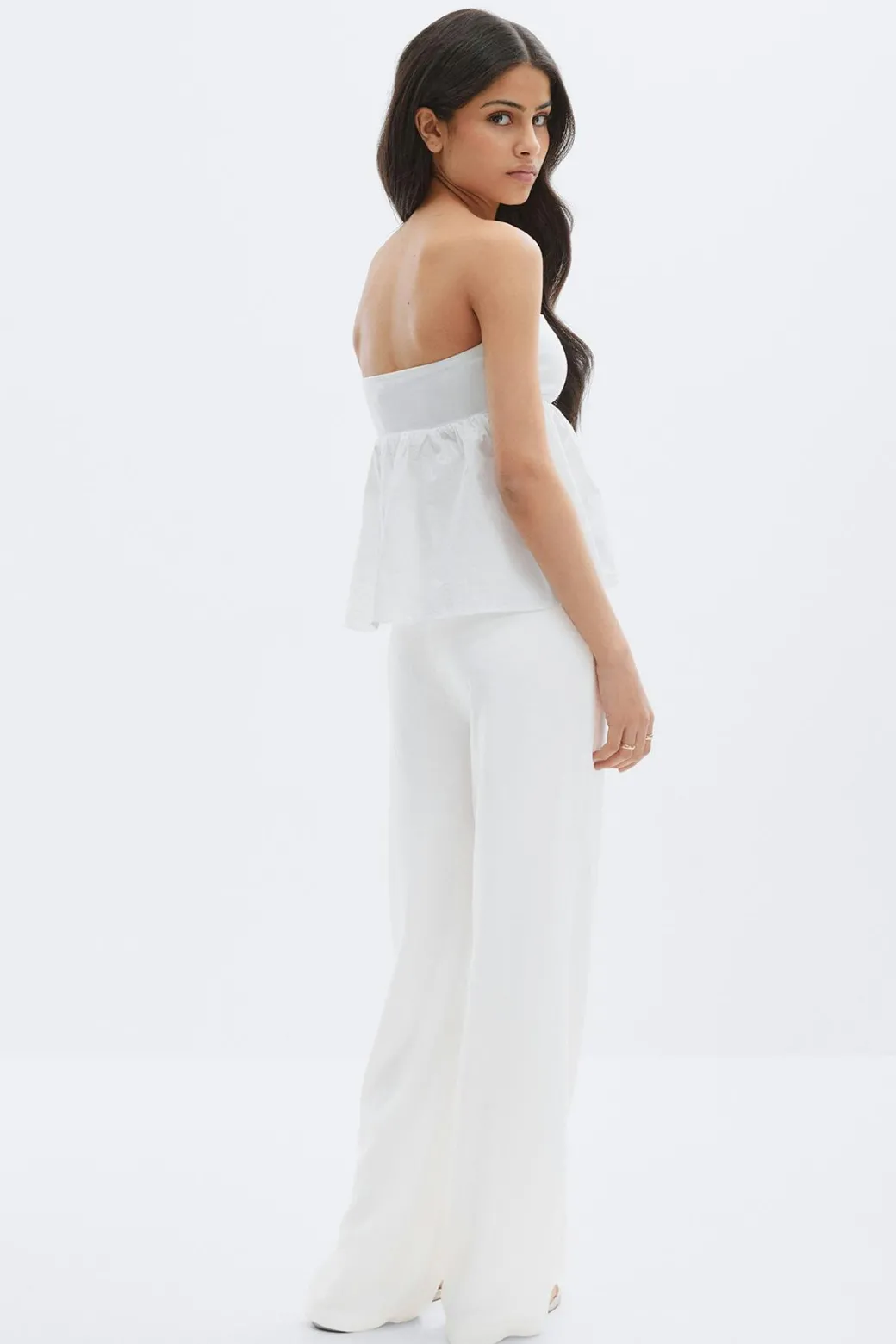 Y linen blend trousers