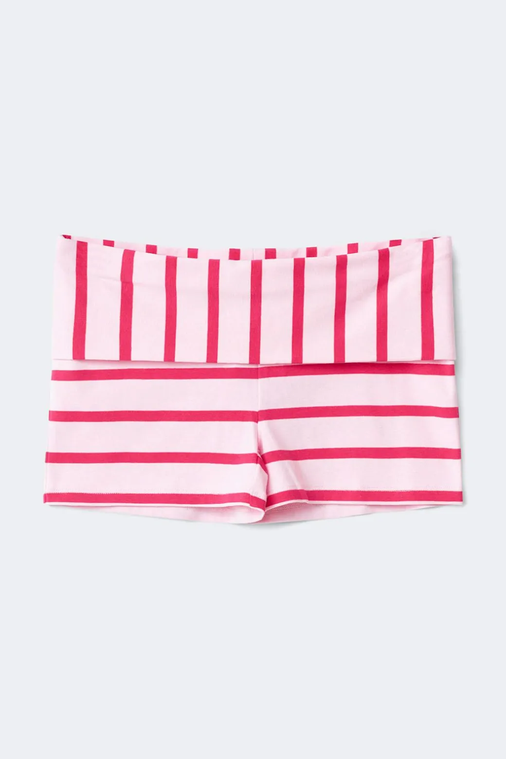 Y low folded shorts