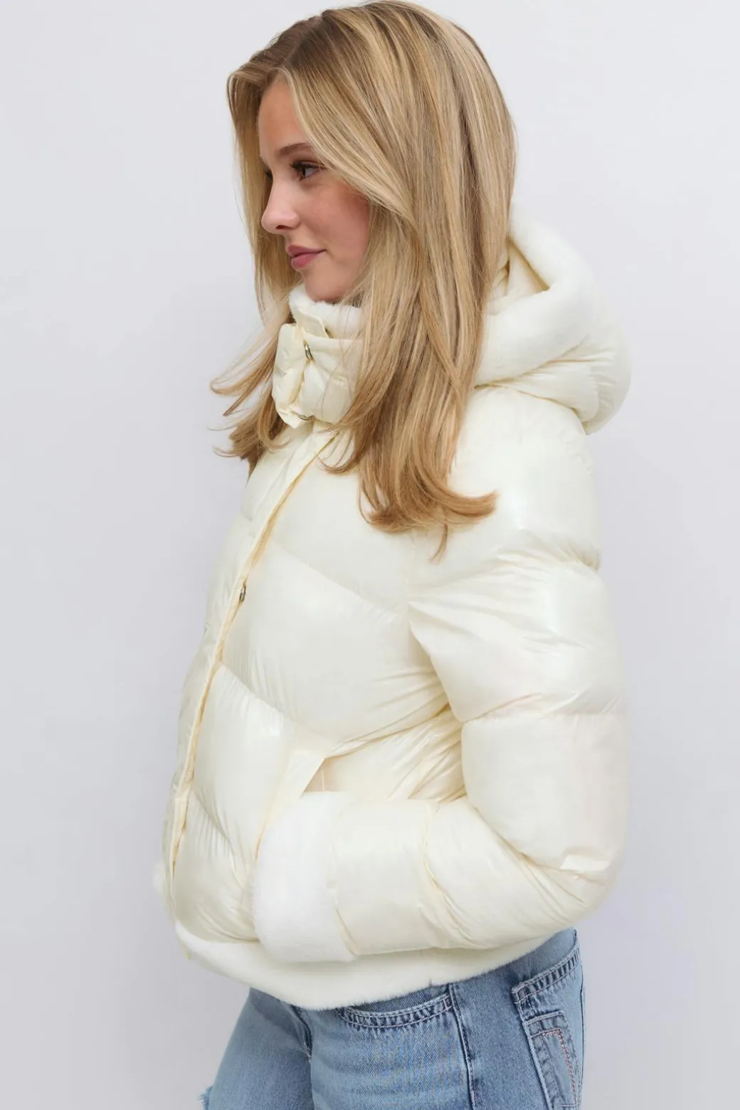 Y padded fur jacket