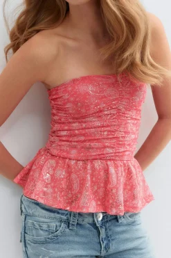 Y paisley top